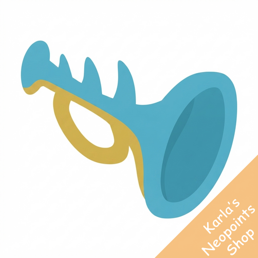 Blue Scorchio Trumpet