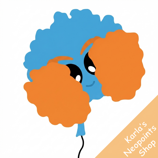 Blue JubJub Balloon