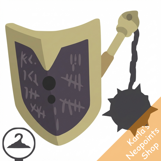 Commander Flint Flail and Shield Handheld