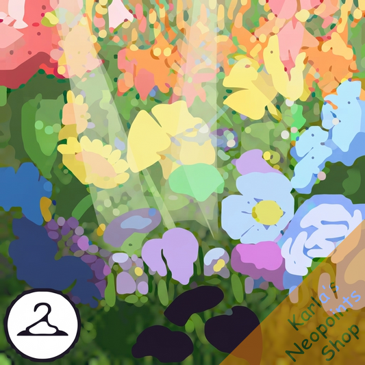 Dyeworks Rainbow: Among Flowers Background