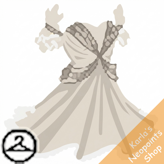 Dyeworks White: Dark Mystical Gown
