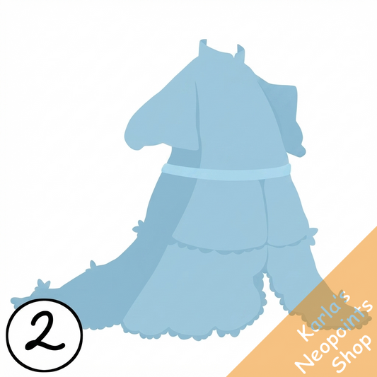 Dyeworks Blue: Lavender Petal Dress