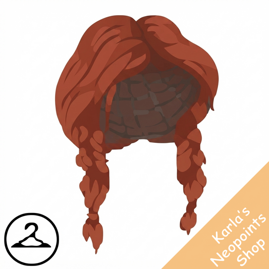 Dyeworks Auburn: Fishtail Braided Pigtail Wig