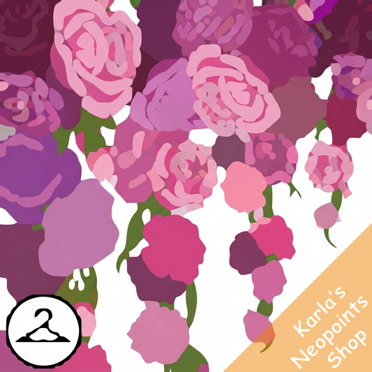 Dyeworks Pink: Cascading Roses