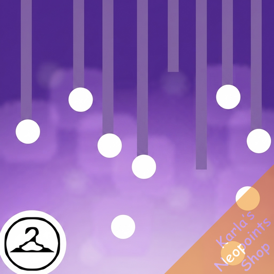 Dyeworks Purple: Light Shower Garland