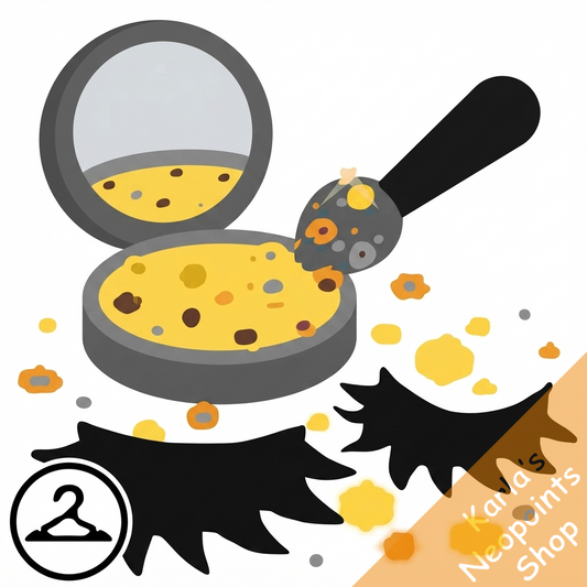 Dyeworks Gold: Sparkly Closed Eyes Makeup