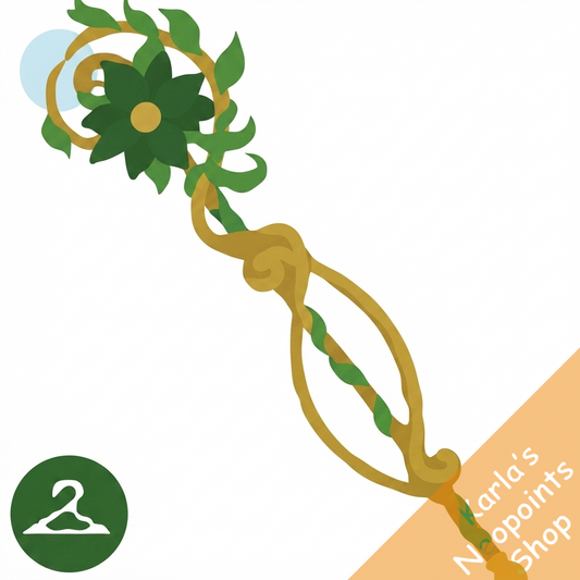 Dyeworks Green: Winter Poinsettia Staff