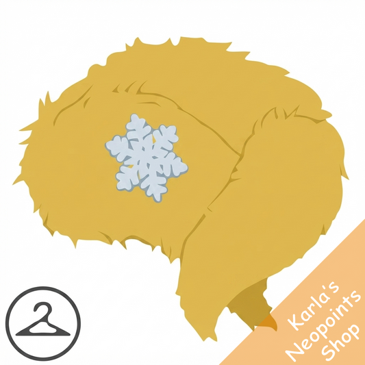 Dyeworks Gold: Pristine White Snowflake Stole