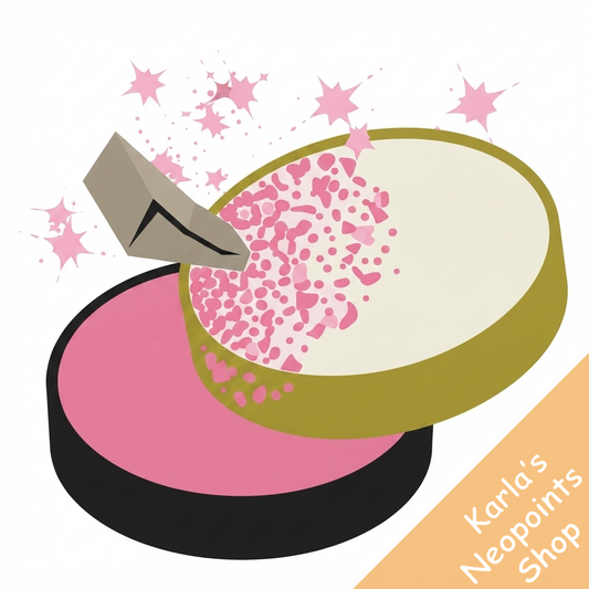 Dyeworks Pink: Shimmery Silver Facepaint