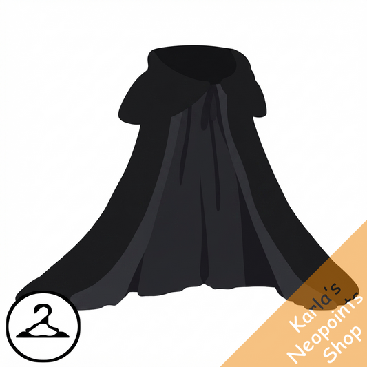 Dyeworks Black: Sweeping Pink Cape