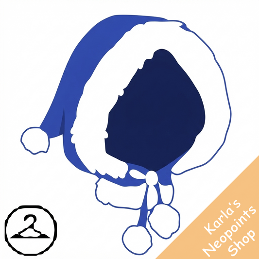 Dyeworks Blue: Wintery White Hood