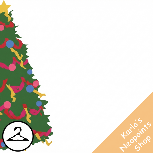 Dyeworks Green: White Christmas Side Tree