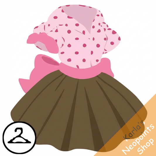 Dyeworks Pink: Polka Dot Holiday Dress