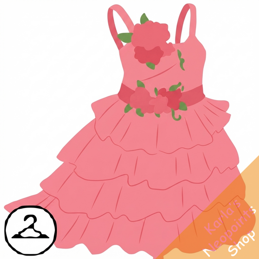 Dyeworks Pink: Lovely Layered Lilac Dress