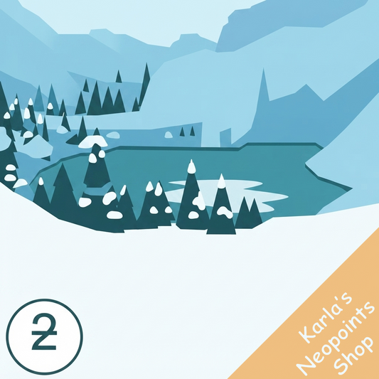 Dyeworks Light Blue: Winter Dream Background