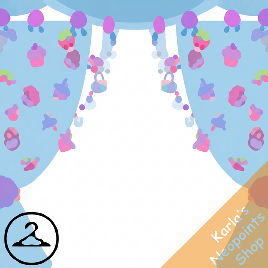 Dyeworks Blue: Cupcake Curtains