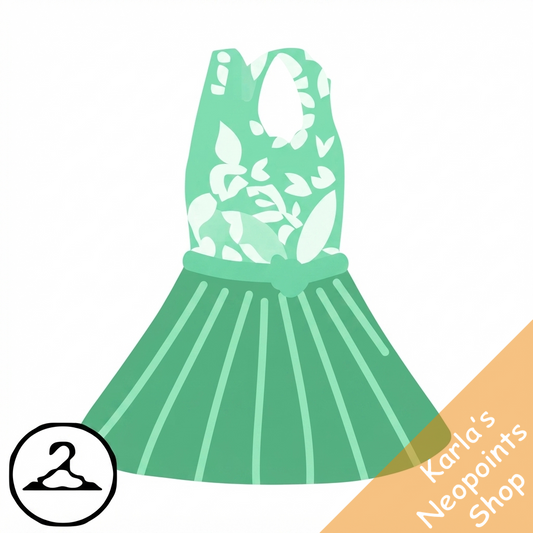 Dyeworks Green: Shimmery Seashell Dress