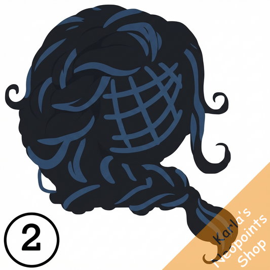 Dyeworks Black: Blonde Fishtail Side Braid