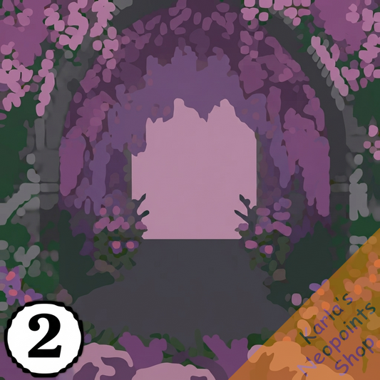 Dyeworks Purple: Mystical Forest Entryway Background