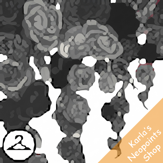 Dyeworks Black: Cascading Roses