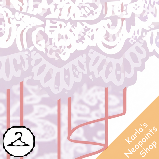 Dyeworks Pink: Lace Curtain Garland
