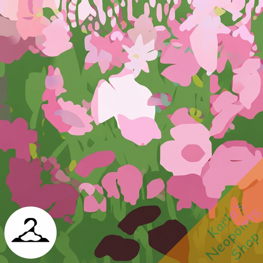 Dyeworks Pink: Among Flowers Background