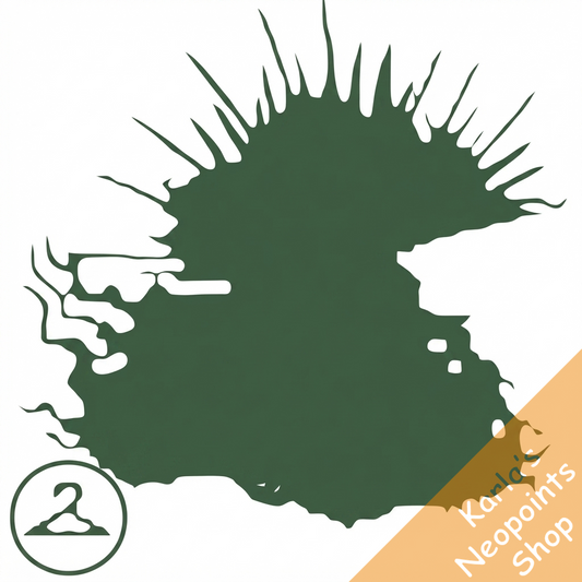 Dyeworks Green: Nightmare Bristle Cape