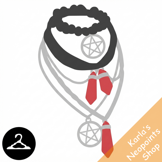 Dyeworks Ruby: Crystal Necklaces