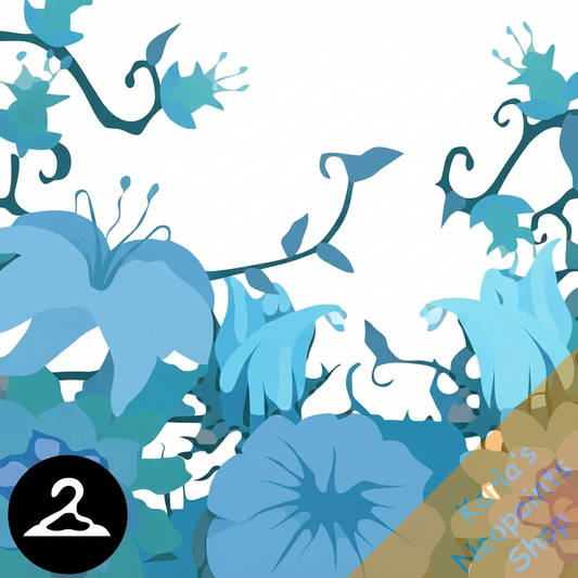 Dyeworks Teal: MME18-S4a: Gothic Blossoms Foreground