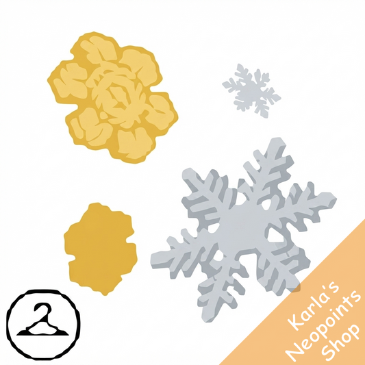 Dyeworks Gold: Snowflake Shower