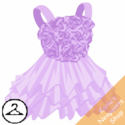 Dyeworks Purple: Pastel Rose Tulle Dress
