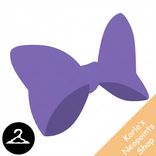 Dyeworks Purple: Pastel Blue Hair Bow