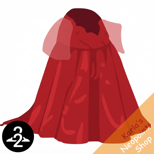 Dyeworks Red: Snow Angel Gown