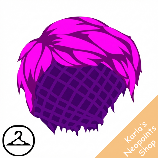 Dyeworks Purple: Blonde Gladiator Wig