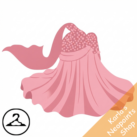 Dyeworks Pink: Maraquan Sea Blue Gown