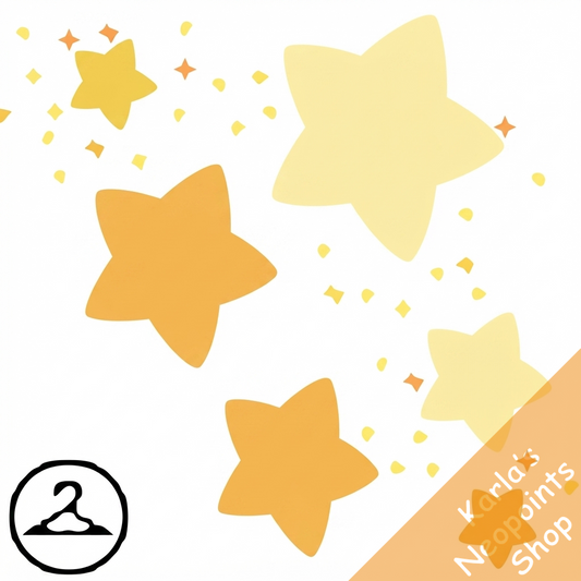Dyeworks Yellow: Colourful Stars Trinket
