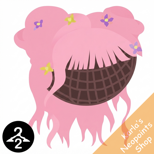 Dyeworks Pink: Magical Floral Wig