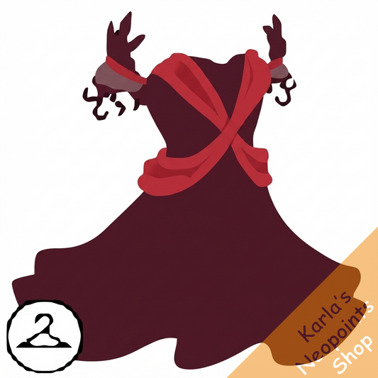 Dyeworks Red: Dark Mystical Gown