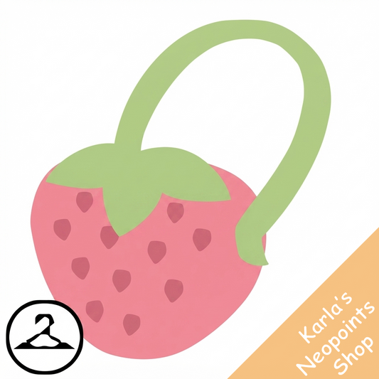 Dyeworks White: Pastel Strawberry Purse