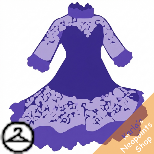 Dyeworks Purple: Dark Lace Dress