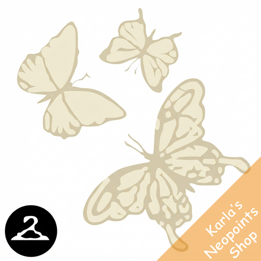 Dyeworks White: Mystical Butterflies Filter