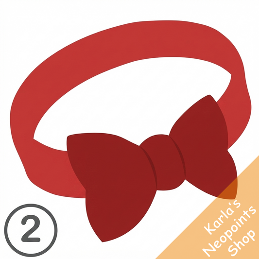 Dyeworks Red: Black Satin Bow Tie