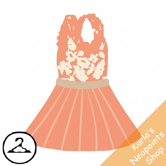 Dyeworks Orange: Shimmery Seashell Dress