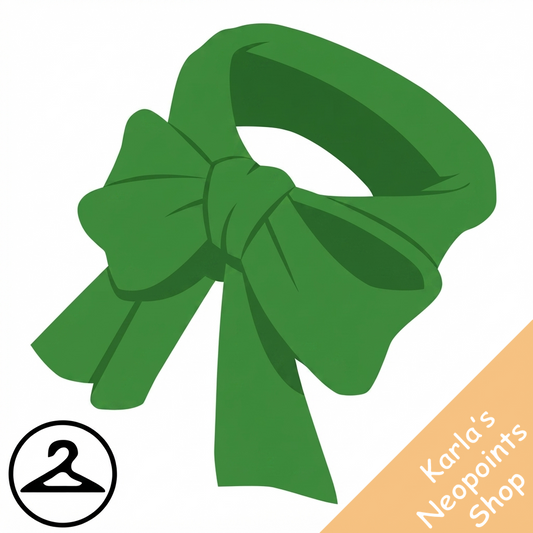 Dyeworks Green: Big Bow Scarf