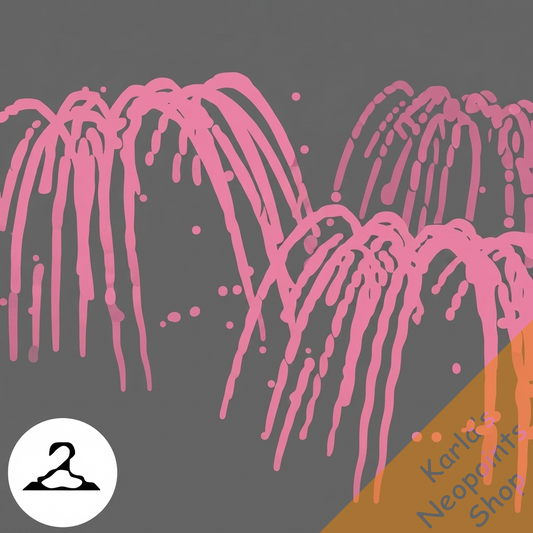 Dyeworks Pink: Waterfall Fireworks Effect