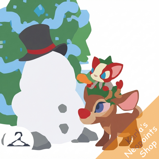 Building A Snow Chia Foreground