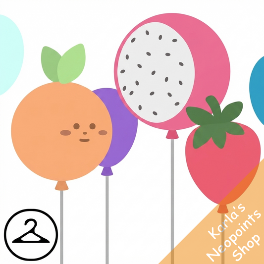 Premium Collectible: Floating Fruit Balloons
