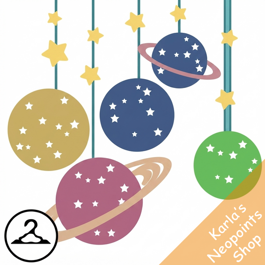 Premium Collectible: Sparkling Galaxy Garland