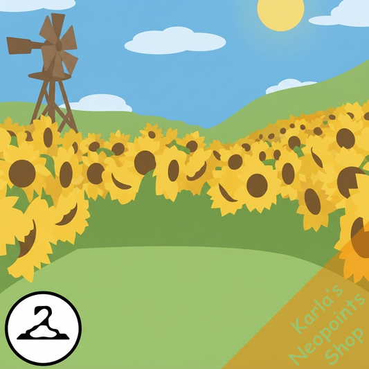 Premium Collectible: Sunflower Fields Background