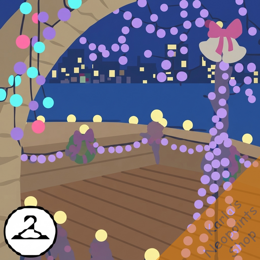 Premium Collectible: Holiday Boat Ride Background